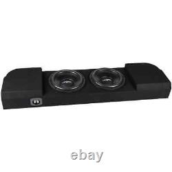 New Dual 12 1600w Loaded Sub Box Fits 2017-2024 Ford Super Duty Supercrew Cab