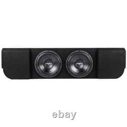 New Dual 12 1600w Loaded Sub Box Fits 2017-2024 Ford Super Duty Supercrew Cab