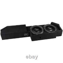 New Dual 12 2000w Max Loaded Sub Box Fits 2019-2024 Chevy Silverado Double Cab