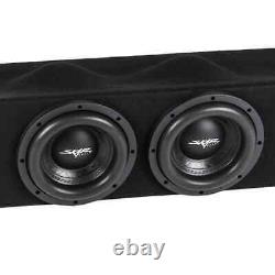 New Dual 8 1200w Loaded Sub Box Fits 2009-2014 Ford F-150 Supercrew Cab