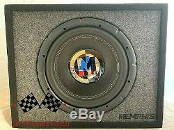 New Memphis Prxe12s 12 600w Sub 2 Ohm Loaded Subwoofer Prx-12d4 In Ported Box