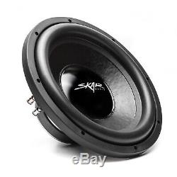 New Skar Audio Dual 12 Loaded Ported Sub Box Package W Rp-350.1d & 4ga Wire Kit