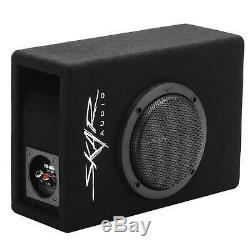 New Skar Audio Evl-1x65d4-v-lp 6.5 400w Low-profile Loaded Ported Sub Enclosure