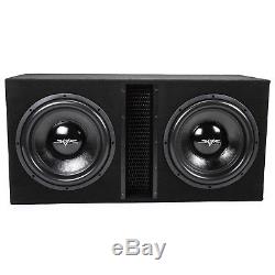 New Skar Audio Evl-2x15d4 Dual 15 2500w Vented Loaded Sub Box Enclosure D4