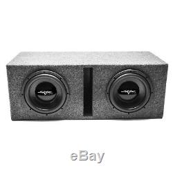 New Skar Audio Ix10d4-2x10vented Dual 10 800w Loaded Subwoofer Enclosure D4