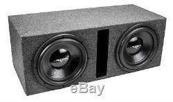 New Skar Audio Ix12d4-2x12vented Dual 12 Vented Loaded Sub Box Enclosure D4