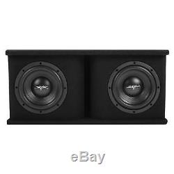 New Skar Audio Sdr-2x8d4 Dual 8 1,400 Watt Loaded Ported Subwoofer Enclosure