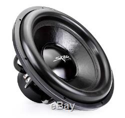 New Skar Audio Single 18 2500 Watt D2 Ohm Vented Loaded Subwoofer Box Black