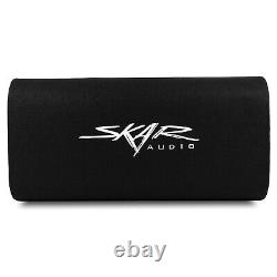 New Skar Audio Sk12tbv 12 800w Max Power Dual Voice Coil Vented Subwoofer Tube