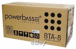 POWERBASS BTA8 8 150w Powered Loaded Subwoofer Bass Tube Sub Enclosure+Amp Kit