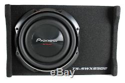 Pioneer 10 Inch 1200 watt shallow mount subwoofer pre-loaded sub carpeted
