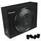 Pioneer TS-A2000LB 700W Max 8 Inch 2-Ohm Shallow Mount Loaded 8 Subwoofer Box