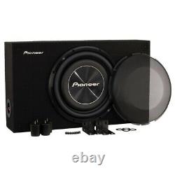 Pioneer TS-A2500LB 1200W 10 Truck Loaded Subwoofer Mount Behind Seat Enclosure