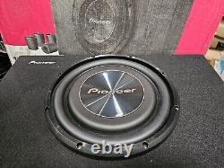 Pioneer TS-A3000LB 12 Slim Box Pre-Loaded Enclosure Car Subwoofer No Grill