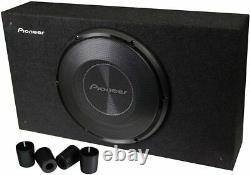 Pioneer TS-A3000LB 1500W 12 Loaded Shallow Under Seat Truck Subwoofer Enclosure