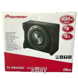 Pioneer TS-SWX2002 600 Watts 8 inch Shallow Mount Pre-Loaded Enclosed Subwoofer