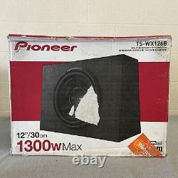 Pioneer TS-WX126B 1300 Watts 12 Pre Loaded Compact Subwoofer Enclosure Box