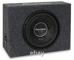 Pioneer TSWX126B 1300W 4-Ohm Single Voice Coil 12 Loaded Subwoofer Enclosure