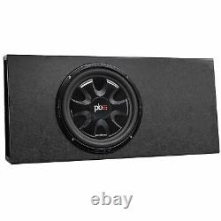 PowerBass Party Pack Single 12 Subwoofer in truck enclosure with ASA3-300.2