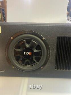 Powerbass PS-AWB101T 10 175W-RMS Amplified Slim Loaded Subwoofer Enclosure