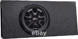 Powerbass PS-WB121T 12 Vinyl Finish 600W MAX 4ohm Thin Loaded Woofer Enclosure