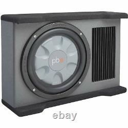 Powerbass Ps-adf110t 10 175w Rms Svc 4-ohm Car Audio Loaded Subwoofer Enclosure