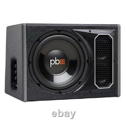 Powerbass Ps-awb101 10 175w Rms Loaded Amplified Ported Subwoofer Enclosure New