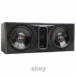 Powerbass Ps-wb122 12 550w Rms Ps-series Ported Dual Loaded Subwoofer Enclosure