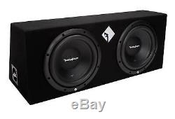 Rockford Fosgate 10 800 Watts Dual Loaded Subwoofer Sub Enclosure (For Parts)