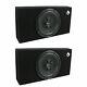 Rockford Fosgate-1X12 12 500W Shallow Loaded Subwoofer Sub Enclosure (2 Pack)