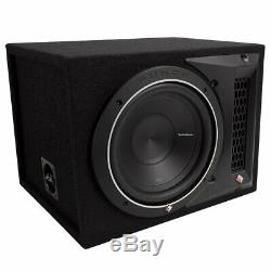 Rockford Fosgate 500W Punch Single P1 10 Inch Loaded Subwoofer Enclosure P1-1X10