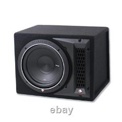 Rockford Fosgate P1-1X10 10 500W Subwoofer Loaded Vented Enclosure Sub NEW