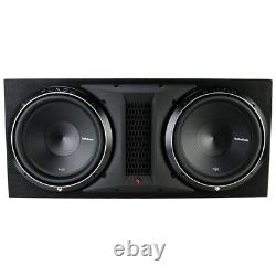 Rockford Fosgate P2-2X12 Dual 12 1600W Subwoofer Loaded Vented Enclosure NEW