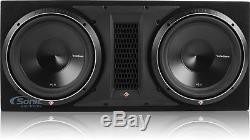 Rockford Fosgate P3-2X12 2400W Dual 12 Punch P3 1-Ohm Loaded Subwoofer Box