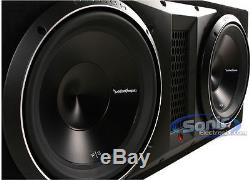 Rockford Fosgate P3-2X12 2400W Dual 12 Punch P3 1-Ohm Loaded Subwoofer Box