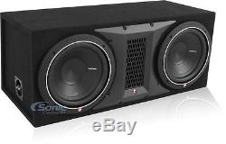 Rockford Fosgate Punch P1 P1-2X10 1000W Dual 10 Loaded Subwoofer Box