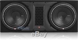 Rockford Fosgate Punch P1 P1-2X10 1000W Dual 10 Loaded Subwoofer Box