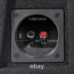 Rockford Fosgate Punch P3S-1X1 P3S Single 10 Shallow Loaded Enclosure Subwoofer