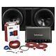 Rockford Fosgate R1200-1D Amp + P32X12 Dual 12 Punch P3 Series Loaded Subwoofer