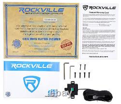 Rockville DK512 PACKAGE Dual 12 2800w K5 Car Subwoofer Enclosure+DB12 Amplifier