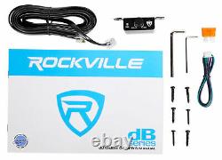Rockville DK58 PACKAGE Dual 8 1600w Loaded K5 Car Subwoofer Enclosure+DB11 Amp