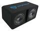 Rockville DV8K52 Dual 8 K5 1600w Car Subwoofers+Vented Sub Enclosure Box/2 Ohm