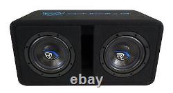 Rockville DV8K52 Dual 8 K5 1600w Car Subwoofers+Vented Sub Enclosure Box/2 Ohm