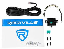 Rockville RV12.1B 600w 12 Loaded Car Subwoofer Enclosure+Mono Amplifier+Amp Kit