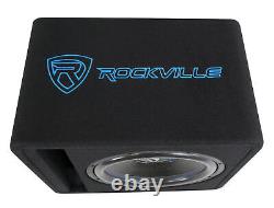 Rockville SK512 PACKAGE 12 1400w Loaded K5 Car Subwoofer Enclosure+DB11 Amp
