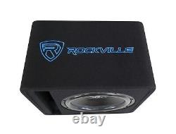 Rockville SK512 PACKAGE 12 1400w Loaded K5 Car Subwoofer Enclosure+DB11 Amp