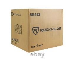 Rockville SK512 PACKAGE 12 1400w Loaded K5 Car Subwoofer Enclosure+DB11 Amp