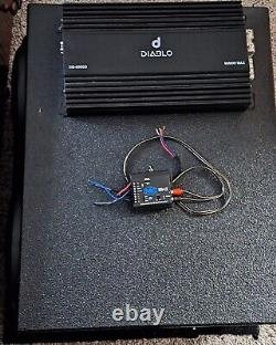 SKAR AUDIO DUAL 12 5,000 WATT COMPLETE BASS PKG With LOADED BOX AMP