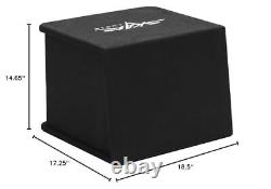 Single 10 1200W Loaded SDR Series Vented Subwoofer Enclosure SDR-1X10D2