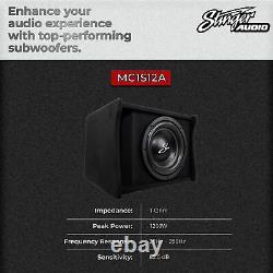 Single 12 700 Watt (RMS) Loaded Car Audio Subwoofer Enclosure Ported Vente